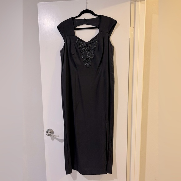 Onyx Nite vintage 90s Black Dress size 20